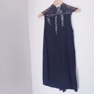 Audrey 3 + 1 Black Lace Dress
